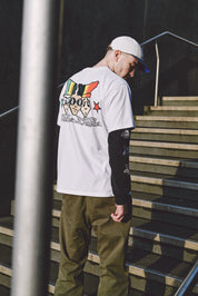 3 HEADS SHORT SLEEVE T-SHIRT